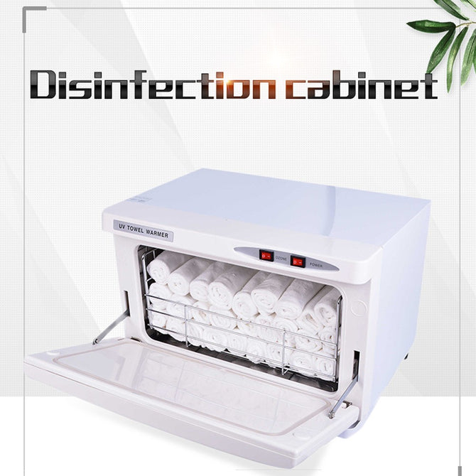 Professional Signal Door UV Sterilizer, Towel Warmer Heater, Ozone Disinfection Cabinet White