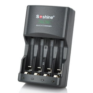 Soshine U1 4-Channel Quick Charger (AA/AAA)