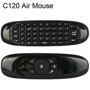 C120 2.4G Fly Air Mouse Wireless Keyboard Remote Control for Android TV Box