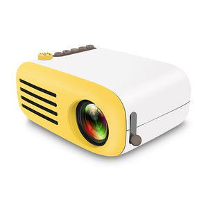 1080P LED Portable Home Mini Theater Projector Pocket Projector YG200 EU Plug