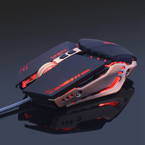 ESAMACT Gaming Mouse Mouse DPI Adjustable Computer Optical LED Game Mice Wired USB Games Cable Mouse LOL for Professional Gamer