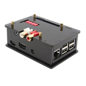 Geekworm Acrylic Case for Raspberry Pi DAC Expansion Board (SKU:504630)