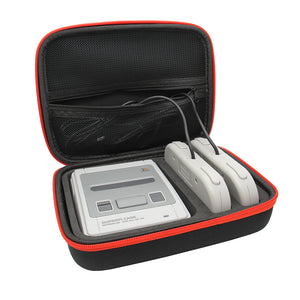 Geekworm Hard Carry Case for Retroflag SUPERPi/NESPi+2 Controller, Storage Bag for Nintendo Super NES SNES Classic Mini Console