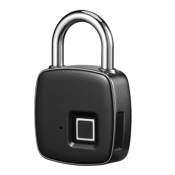 IP65 Waterproof Classic Padlock, Smart Fingerprint Security Backpack Luggage Cabinet Door Lock