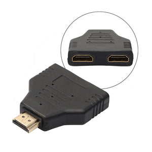 Dayspirit HDMI Male to 2-Female Splitter Converter Adapter