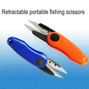 Multiple Use Flodable Easy To Carry Cross Stitch Small Scissors Cut Fishing Line Random Color