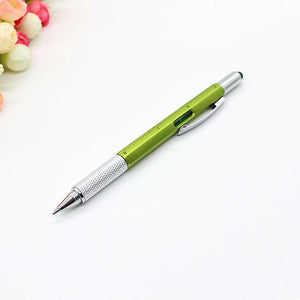 Multi-functional Screwdriver Ballpoint Pen, Touch Screen Metal Gift Tool School Office Supplies Stationery Pen Blue/Black