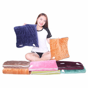 Portable USB-charged Heating Pad, Washable Heated Cushion For Office And Home Random Color Multi/M