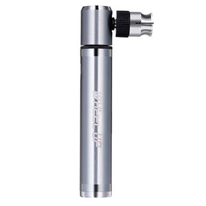 Portable Mini Bicycle Pump 84g High Pressure Cycling Hand Air Pump Ball Tire Inflator Mountain Bike Pump Silver