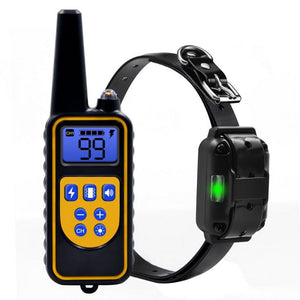 ZHAOYAO Electric Dog Training Collar Stop Barking Waterproof Rechargeable Anti Bark Remote Control Training Device