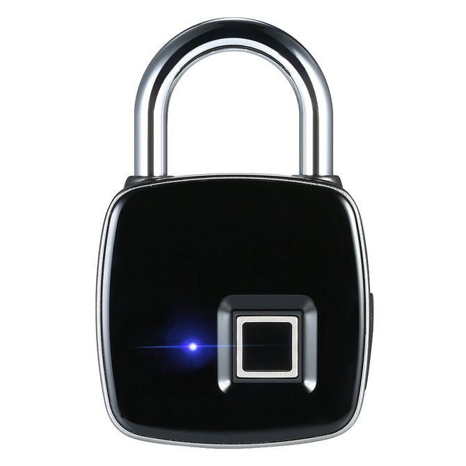 HakkaDeal USB Rechargeable Smart Keyless Fingerprint Padlock Lock
