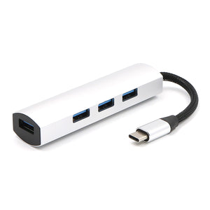 VRrobot Type C Hub, USB-C to 4-Port USB 3.0 Hub Adapter