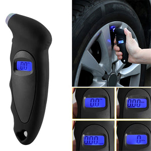 Quelima Handheld Digital Tire Pressure Detector Car Tire Pressure Detector