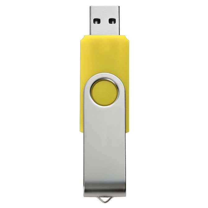 Maikou Rotation USB 2.0 Flash Drive 64GB - Yellow