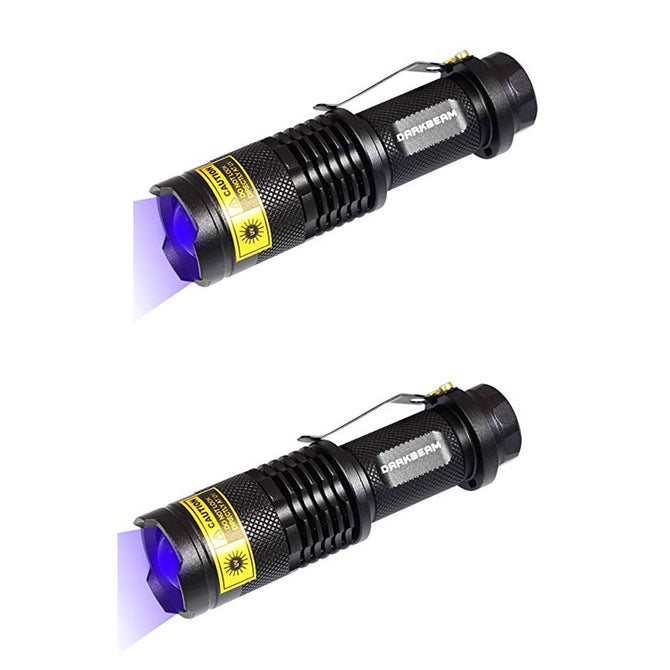 AIBBER TONE UV Flashlight Black Light 365nm LED Lamp Pet Urine Portable Mini Pocket Detector For Dog Cat Dry Stains Bed Bug