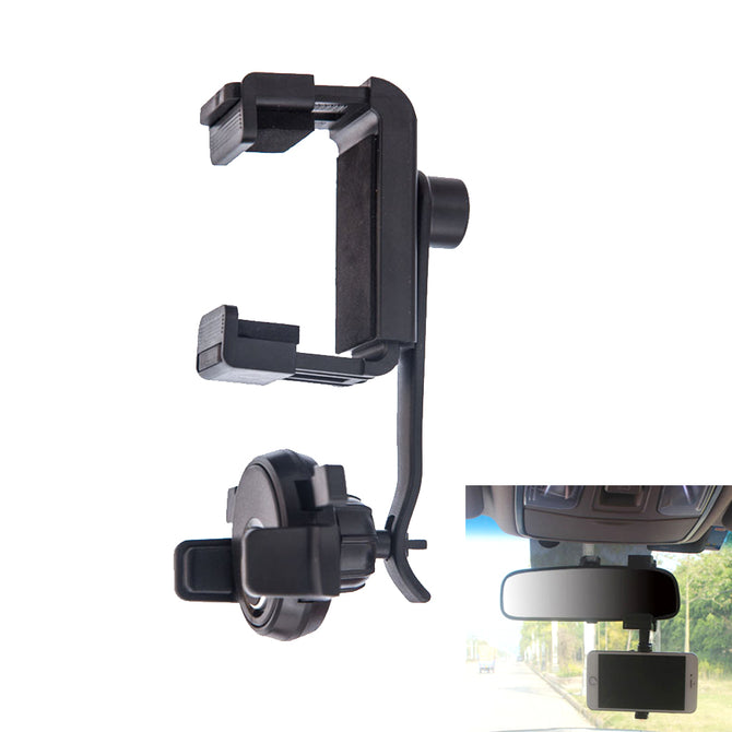 Car Rearview Mirror Double 360 Rotating Car Bracket