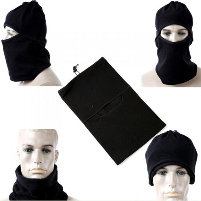 Winter Motorcycle Cycling Face Mask Breathable Thicken Fleece Windproof Outdoor Sport Warm Headgear