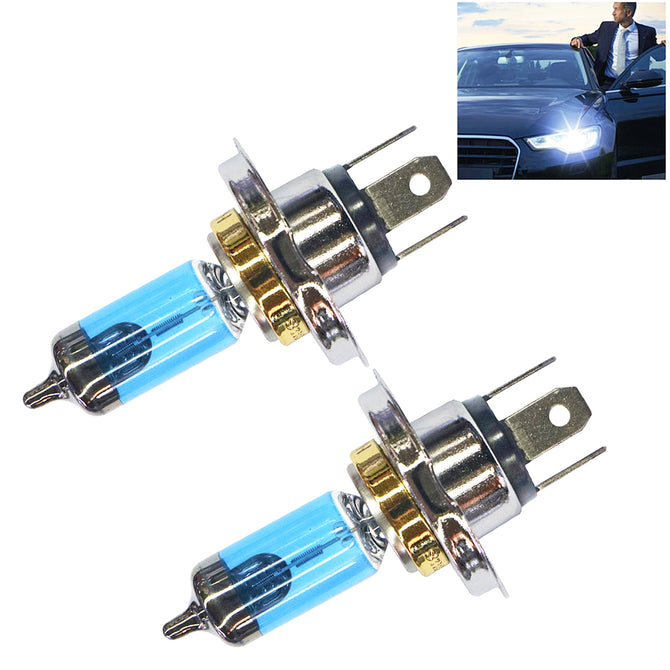 H4 12V 100/90W 5000K 2800LM Extremely White Car Headlights - White Light