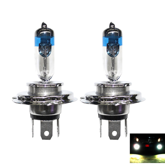 H4 12V 60/55W 2800LM 4300K Platinum Light Car Headlights - Warm White