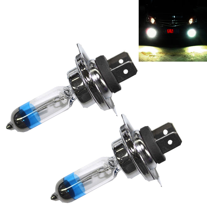 H7 12V 55W 2800LM 4300K Platinum Light Car Headlights - Warm White