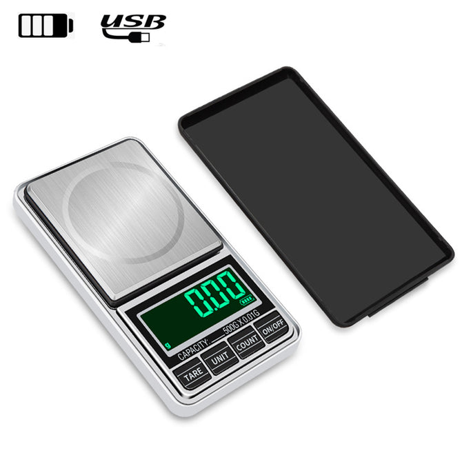 XSUNI Mini Multifunction Digital Pocket Scale Portable LCD Electronic Jewelry Gold Diamond Herb Balance Weight Weighting Scale