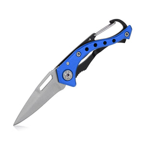 Small Folding Knife EDC Fruit Knife With Key Buckle Camping Outdoor