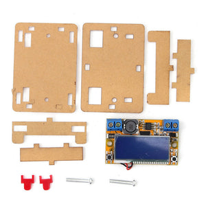 ZHAOYAO DC-DC Adjustable Step-down Power Supply Module Voltage Current LCD Liquid Crystal Displays 5-23V With Acrylic Case