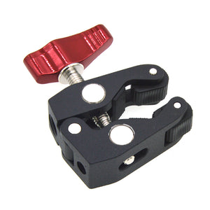 VELEDGE Multi-function Magic Arm Super Clamp w/ 1/4"-20and 3/8"-16 Thread