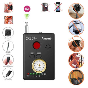 Camera Bug RF Signal Detector [Enhanced Version], Dooreemee Wireless Hidden Camera GPS Tracker Higher Sensitivity Multi-function