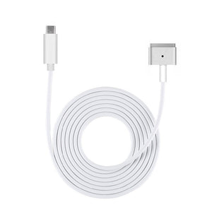 Cwxuan USB C 2 (T-Tip) Conversion Cable / Type-C Power Adapter Cable 2012 to 2017 Macbook Pro / MacBook Air - (180cm)
