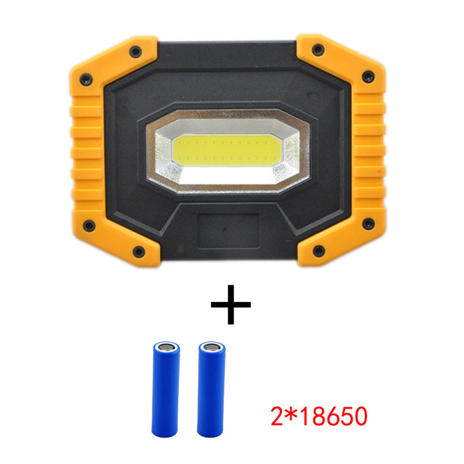 LED Portable Spotlight LED Work Light Rechargeable 18650 Battery Outdoor Light For Hunting Camping LED Lantern Flashlight