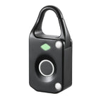 Portable Smart Fingerprint Padlock Biometric Lock Outdoor Security Padlock Rose Gold