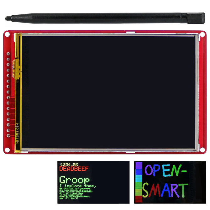 OPEN-SMART 3.5 inch 480*320 TFT LCD Touch Screen Breakout Board Module w/ Touch Pen for Arduino UNO R3 / Nano