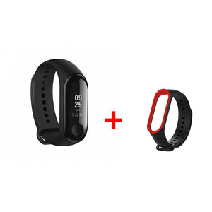 Original Xiaomi Mi Band 3 (Chinese Version) And Wristband - Black Red