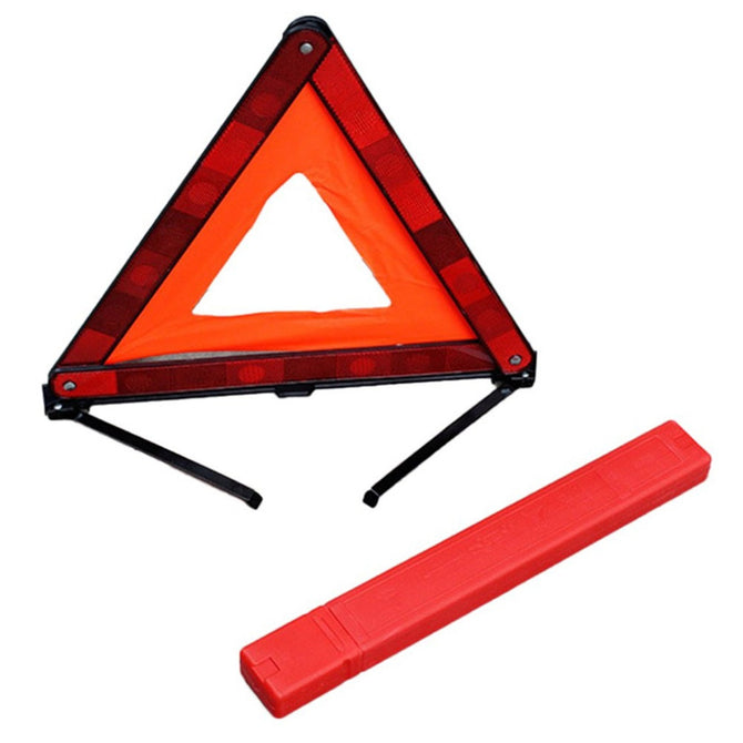 Quelima Tripod Warning Sign Car Reflective Parking Warning Sign Tripod Foldable