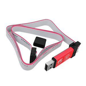 ZHAOYAO USB ISP USBasp USBisp Programmer, Support 51 AVR Single Chip with Self-recovery Overcurrent Protection