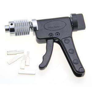 HakkaDeal Stainless Steel Lock Picking Gun Plug Spinner - BLACK