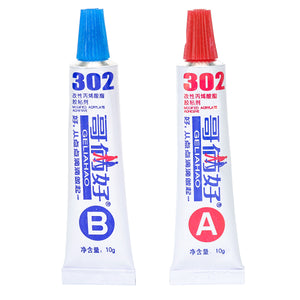 302 Two-Component Acrylate Adhesive (5-Minute A+B Glue)