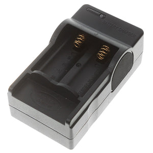 Digital CR123A Battery AC Charger - Black