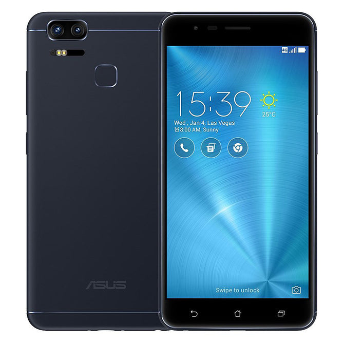 ASUS ZenFone 3 Zoom ZE553KL Dual SIM Phone 4GB + 64GB - Black (Global Version)