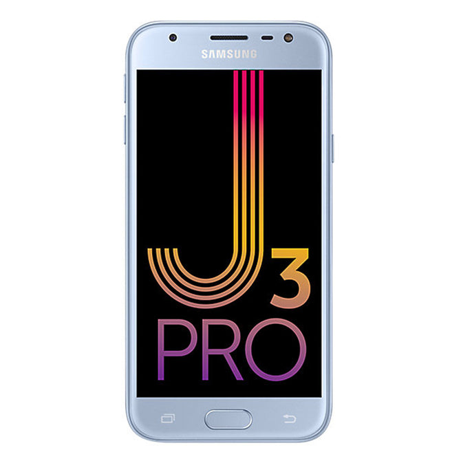 Samsung Galaxy J3 Pro 2017 J330GDS Dual SIM Mobile Phone with 2GB RAM, 16GB ROM - Silver Blue