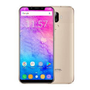 OUKITEL U18 5.85" 21:9 Full Display Face ID MT6750T Octa-Core Mobile Phone with 4GB RAM, 64GB ROM - Glod