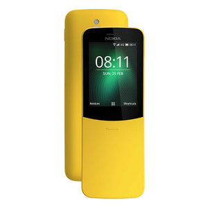 Nokia 8110 Dual Sim TA-1059 2.4" Phone with 512MB RAM, 4GB ROM - Yellow