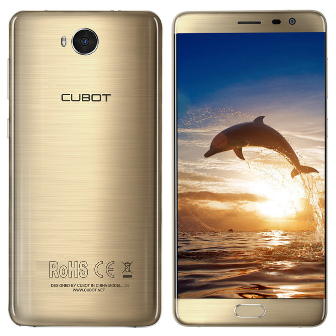 CUBOT A5 Android 8.0 4G Phone w/ 5.5", 3GB RAM, 32GB ROM - Gold