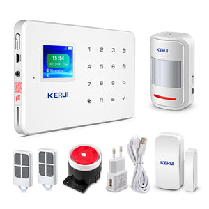 KERUI G18 1.7" TFT Touch GSM Alarm Wireless Home Burglar Security Protection Alarm System IOS/Android APP Control