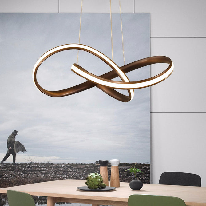 LED Modern Chandelier for Kitchen Dining Room Living Room Suspension Luminaire Hanging White Black Bedroom Chandeliers Fixtures Warm White/700mm White