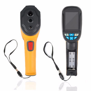 HT-02D Handheld IR Thermal Imaging Camera Digital Display Infrared Image Resolution Thermal Imager Termometro Infravermelho yellow