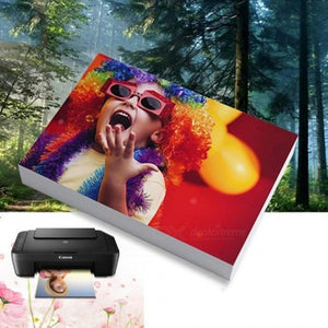 Photo Paper 3R,4R,5R,6R,A7,A6,A5,A4 100 Sheets Glossy Printer Photographic Paper Printing for Inkjet Printers Office Supplies 6R 230g 100 sheets