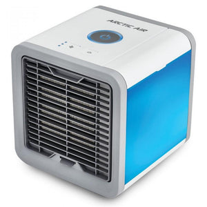 Air Cooler Small Air Conditioning Appliances Mini Air Cooler Fans Air Cooling Fan Portable Strong Wind Blue