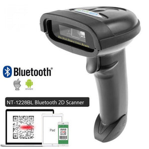 NT-1698W Handheld Wireless Barcode Scanner and NT-1228BL Bluetooth 1D/2D QR Bar Code Reader PDF417 for IOS Android 1228BL Bluetooth 2D
